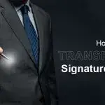 How to Create a Transparent Signature Online?