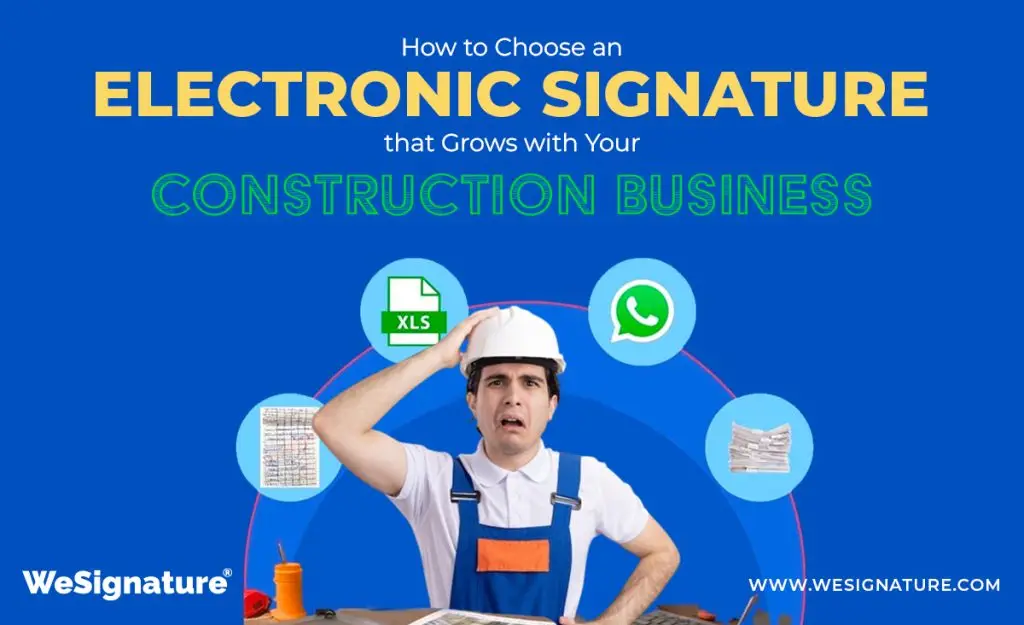 Electronic Signatures For Construction