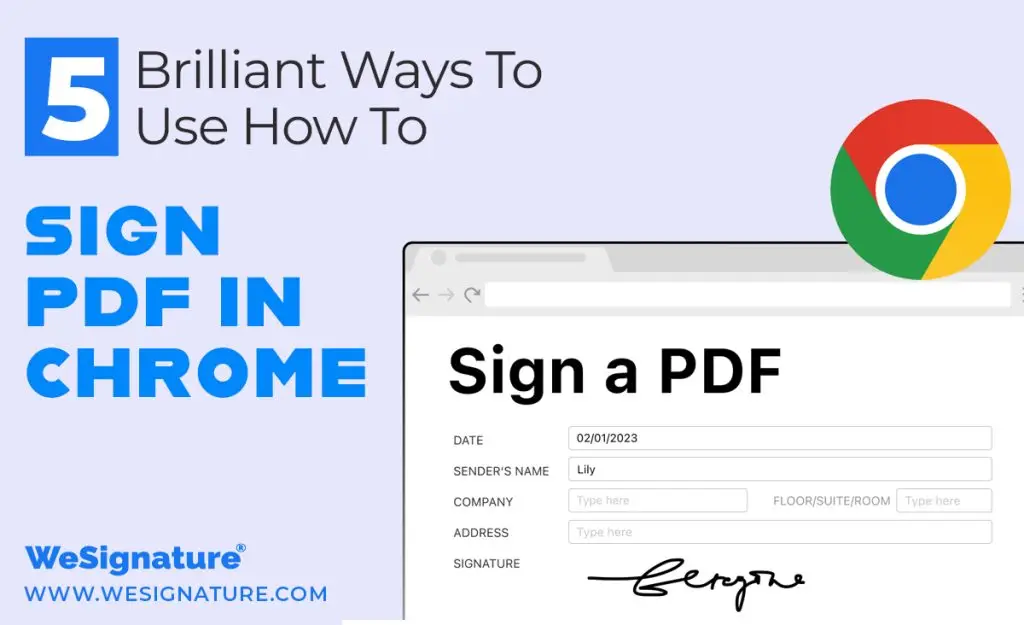 How To Sign PDF In Chrome