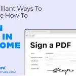 How To Sign PDF In Chrome