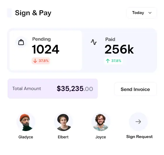 Sales increase due to e-signing